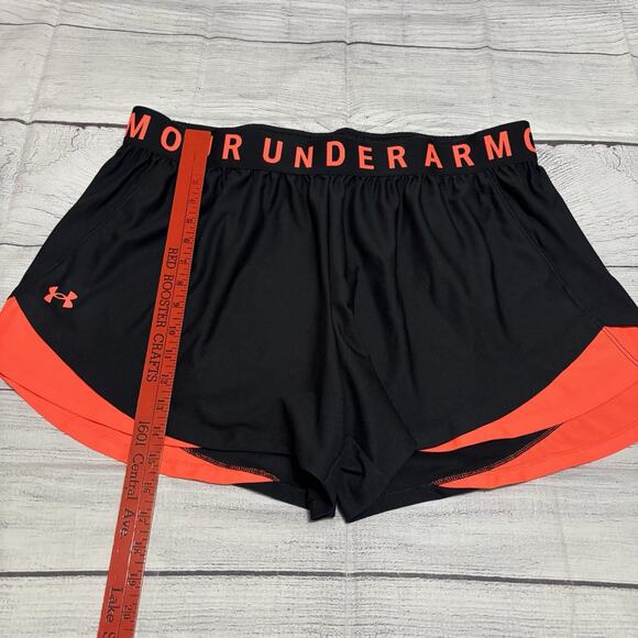 UNDER ARMOUR Womens Size 2X Play Up 3.0 Shorts Black 1353764 - Picture 4 of 9